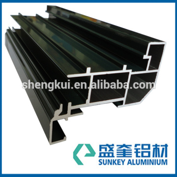 Chinese manufacturer of aluminium extrusion hollow profile with powdercoating for bending aluminum profile